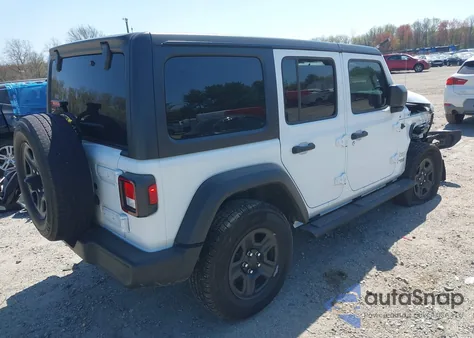 2021 Jeep Wrangler Unlimited Sport 4X4 from USA, damaged, VIN 1C4HJXDN7MW506345